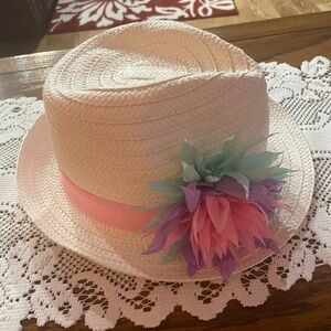 Summer Paper Straw Fedora Hat